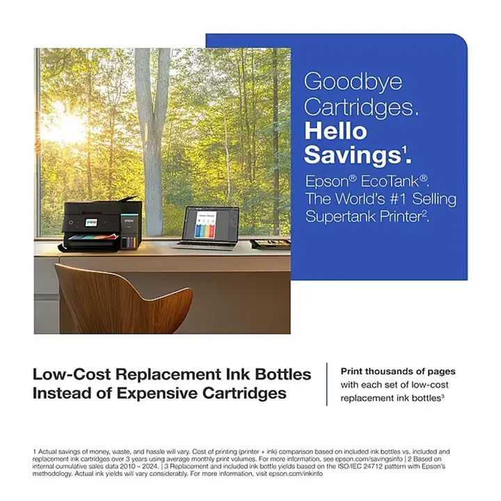 epson ecotank et 4950 wireless all in one color supertank printer, black (c11cl40201) epson ecotank et 4950 wireless all in one color supertank printer, black (c11cl40201)