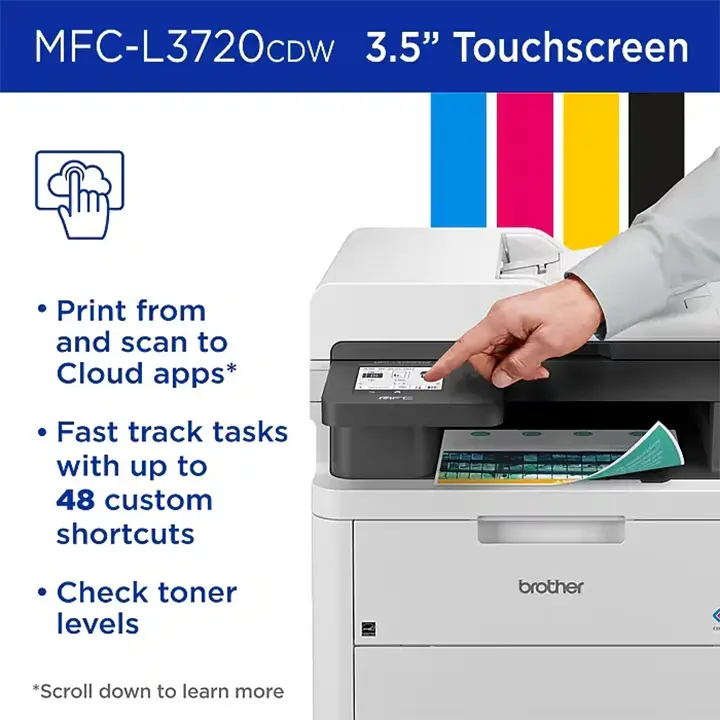 brother mfc l3720cdw wireless color laser printer, all in one, print, scan, copy, fax (mfcl3720cdw) brother mfc l3720cdw wireless color laser printer, all in one, print, scan, copy, fax (mfcl3720cdw)