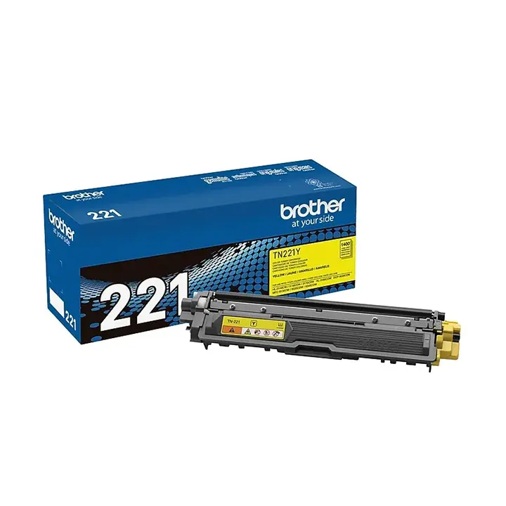 brother tn 221 yellow standard yield toner cartridge (tn221y) brother tn 221 yellow standard yield toner cartridge (tn221y)