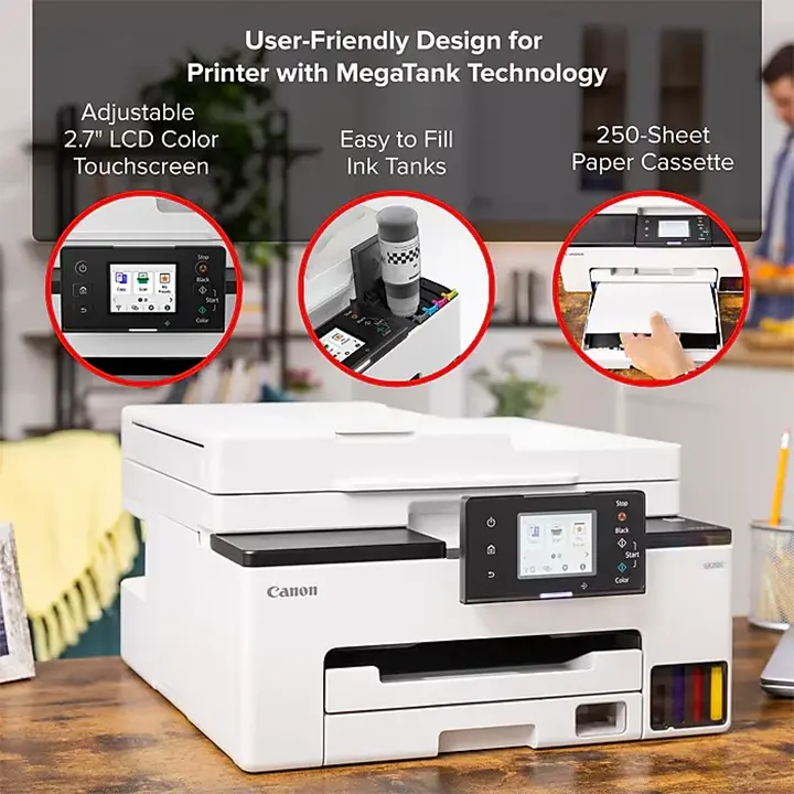 canon megatank maxify gx2020 wireless color all in one supertank inkjet printer, home office canon megatank maxify gx2020 wireless color all in one supertank inkjet printer, home office