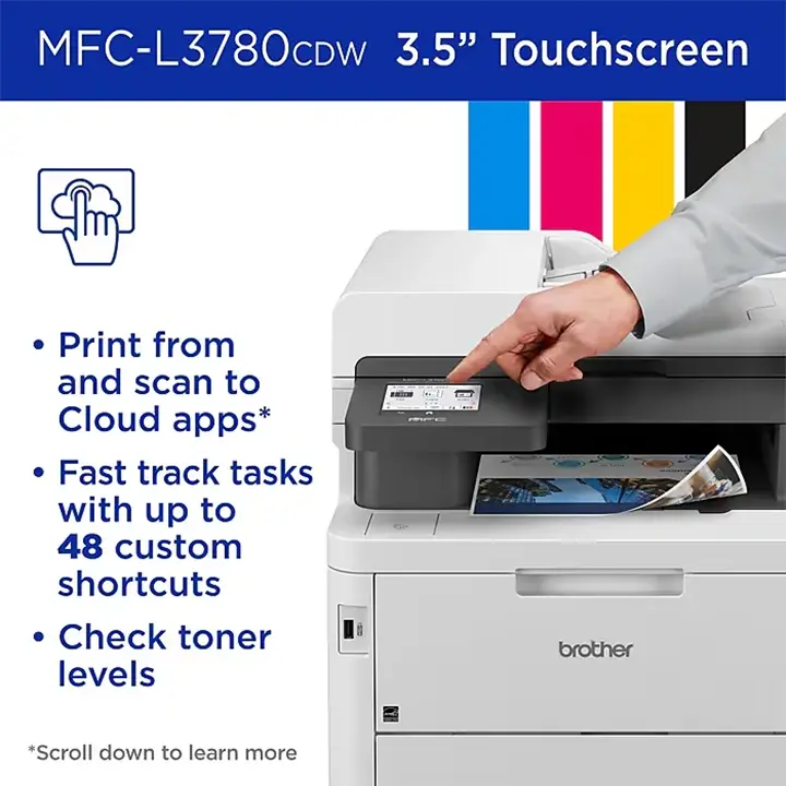 brother mfc l3780cdw wireless color laser printer, all in one, print, scan, copy, fax (mfcl3780cdw) brother mfc l3780cdw wireless color laser printer, all in one, print, scan, copy, fax (mfcl3780cdw)