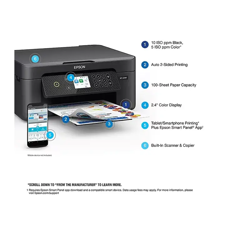 epson expression home xp 4200 wireless color inkjet printer, all in one, print, scan, copy (9472525) epson expression home xp 4200 wireless color inkjet printer, all in one, print, scan, copy (9472525)