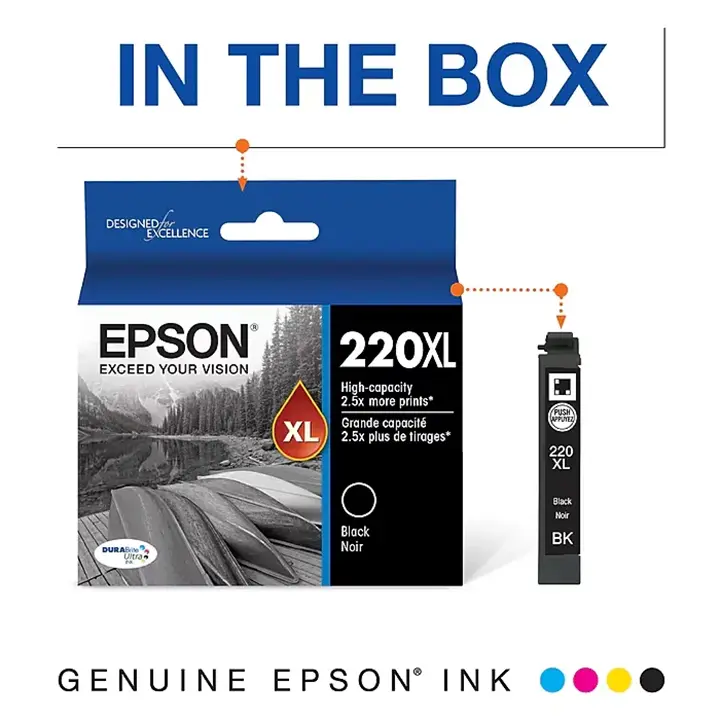 epson t220xl black high yield ink cartridge (t220xl120 s) epson t220xl black high yield ink cartridge (t220xl120 s)